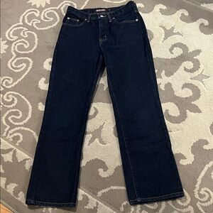 The Limited Dark Indigo Blue Jeans 👖 Rise 10”, Inseam 30 1/2” - Size 6 Regular